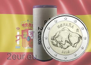 SPAIN 2 EURO 2015 - THE CAVE OF ALTAMIRA r